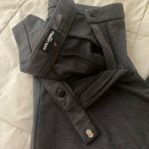 Stretch grey work pants